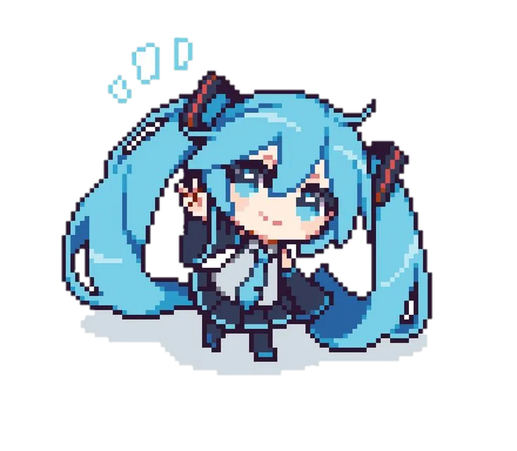 Chibi Miku Wink